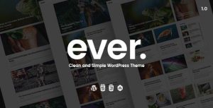 Ever – Clean and Simple WordPress Theme