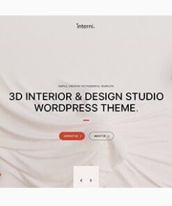 Interni – 3D Interior & Design Studio WordPress Theme
