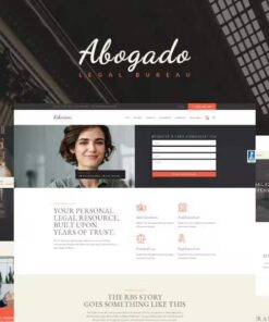Abogado – Lawyer Firm & Legal Bureau WordPress Theme