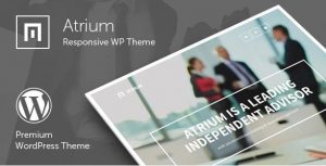 Atrium – Finance Consulting Advisor WordPress Theme