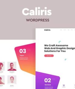 Caliris – Responsive One Page WordPress Theme