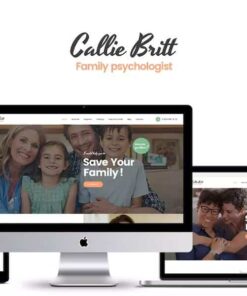 Callie Britt – Family Counselling Psychology WordPress Theme