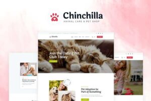 Chinchilla – Animal Care & Pet Shop WordPress Theme