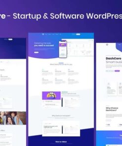 DashCore – Startup & Software WordPress Theme