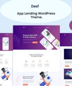 Deef – App Landing WordPress Theme