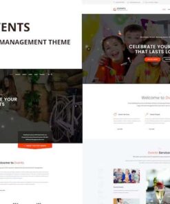 Dvents – Events Management Companies and Agencies WordPress Theme