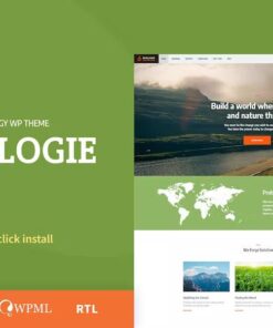 Ecologie – Environmental NGO & Ecology WordPress Theme