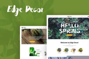 Edge Decor – A Modern Gardening & Landscaping WordPress Theme