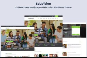 Eduvision – Online Course Multipurpose Education WordPress Theme