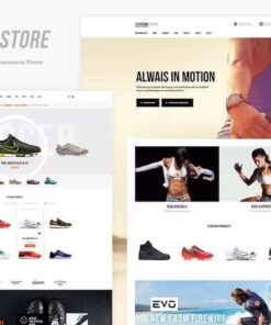 Extreme – Sports Clothing & Equipment Store WordPress Theme