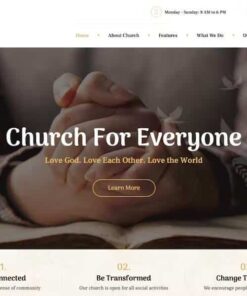 Faith & Hope – A Modern Church & Religion Non-Profit WordPress Theme