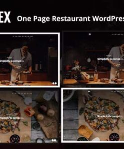 Foodex – One Page Restaurant WordPress Theme