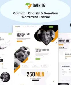 Gainioz – Charity & Donation WordPress Theme