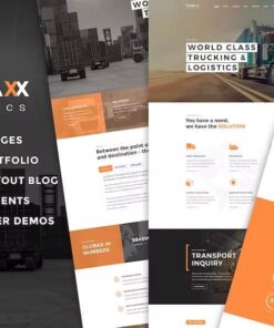 Globax – Logistics WordPress Theme + Woocommerce