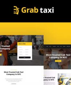 Grab Taxi – Online Cab Service WordPress Theme