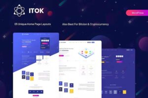 ITok – ICO and Cryptocurrency WordPress Theme