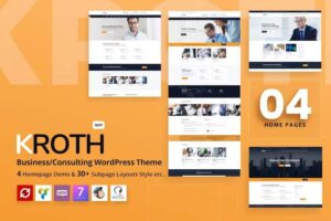 Kroth – Business Consulting WordPress Theme