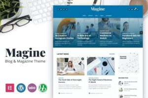 Magine – Business Blog WordPress Theme