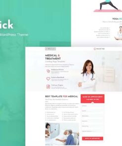 Mediclick – Medical Landing Page WordPress Theme