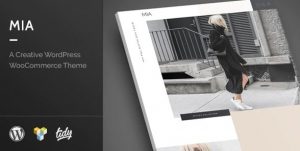 Mia – Creative Fashion WordPress WooCommerce Theme