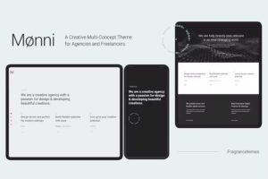 Monni – A Creative Multi-Concept Theme for Agencies and Freelancers