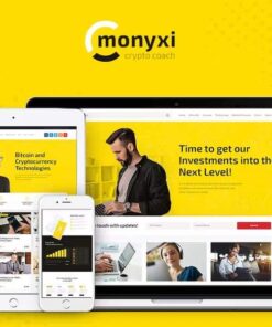 Monyxi – ICO Cryptocurrency Trading Business Coach WordPress Theme