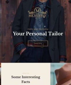 Mr. Murphy – Custom Dress Tailoring Clothing WordPress Theme