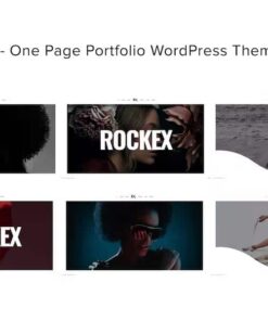 Rockex – One Page Portfolio WordPress Theme
