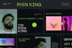 Ryen King – Personal CV Resume WordPress Theme