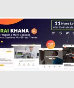Sharai Khana – Computer Repair & Multi-Concept Professional Services WordPress Theme