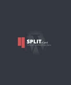 Split : WordPress CV Vcard Template