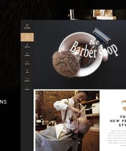 The Barber Shop – One Page Theme For Hair Salon