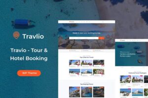 Travlio – Travel Booking WordPress Theme
