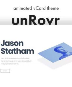 unRovr – Animated vCard WordPress Theme